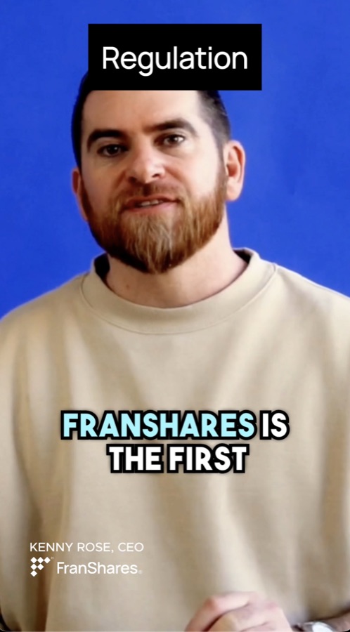 Video still from FranShares content featuring CEO Kenny Rose